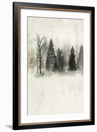 Textured Treeline II-Grace Popp-Framed Art Print