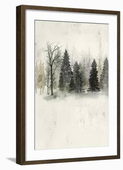 Textured Treeline II-Grace Popp-Framed Art Print