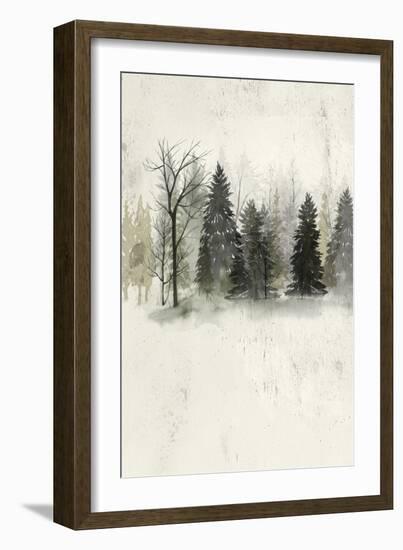 Textured Treeline II-Grace Popp-Framed Art Print