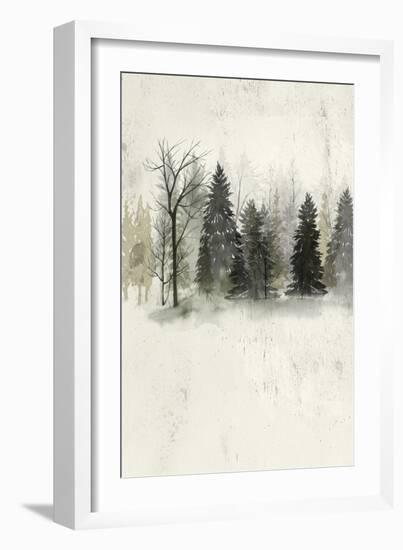 Textured Treeline II-Grace Popp-Framed Premium Giclee Print
