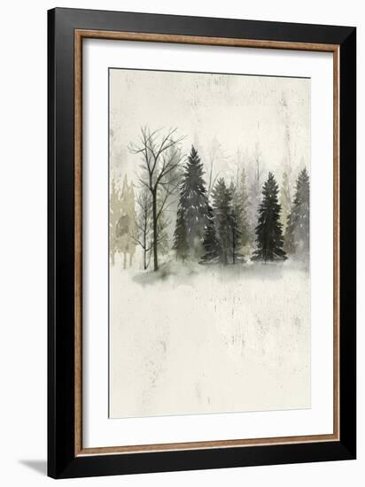 Textured Treeline II-Grace Popp-Framed Art Print