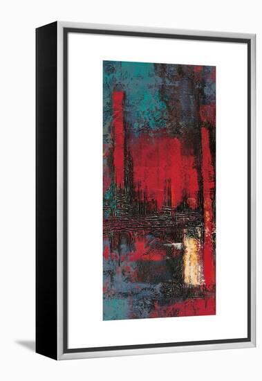 Textured Vision 1-Jean-Framed Stretched Canvas