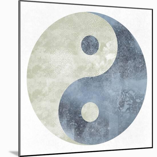 Textured Ying Yang-Marcus Prime-Mounted Art Print