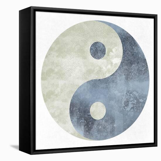 Textured Ying Yang-Marcus Prime-Framed Stretched Canvas