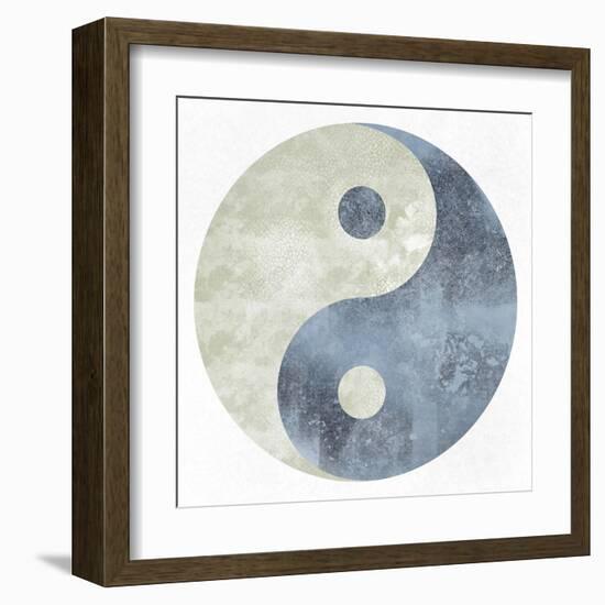 Textured Ying Yang-Marcus Prime-Framed Art Print