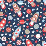 Space Seamless Pattern-Texturis-Stretched Canvas