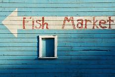 Bandon Oregon Fish Market near Old Town on the Coquille River-TFoxFoto-Mounted Photographic Print