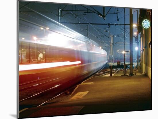TGV Train-Laurent Laveder-Mounted Photographic Print
