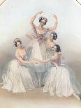 The Celebrated Pas De Quatre: Composed by Jules Perrot, C1850-TH Maguire-Mounted Giclee Print