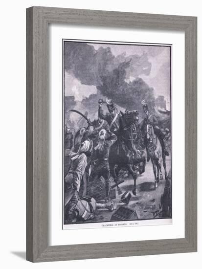Thackwell at Sobraon Ad 1846-William Barnes Wollen-Framed Giclee Print