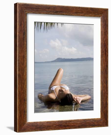 Thai-Caucasian Woman, Phuket, Thailand, Southeast Asia, Asia-Angelo Cavalli-Framed Photographic Print