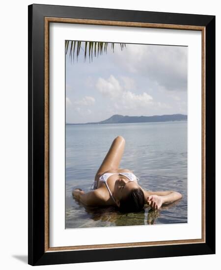 Thai-Caucasian Woman, Phuket, Thailand, Southeast Asia, Asia-Angelo Cavalli-Framed Photographic Print