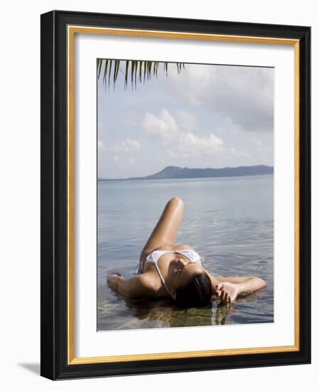 Thai-Caucasian Woman, Phuket, Thailand, Southeast Asia, Asia-Angelo Cavalli-Framed Photographic Print