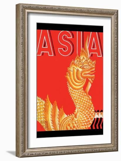 Thai Dragon-Frank Mcintosh-Framed Art Print