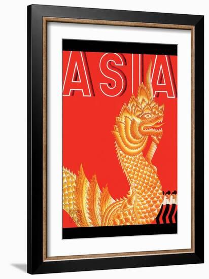 Thai Dragon-Frank Mcintosh-Framed Art Print