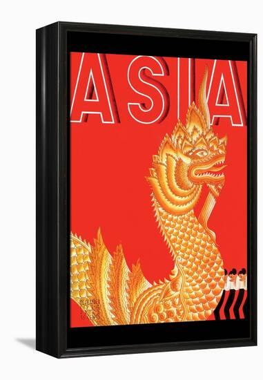 Thai Dragon-Frank Mcintosh-Framed Stretched Canvas