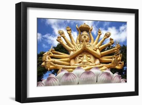 Thai Multiarmed Buddha Hua Hin-null-Framed Art Print