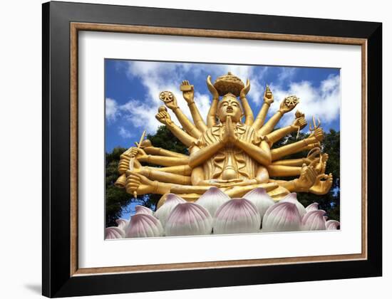 Thai Multiarmed Buddha Hua Hin-null-Framed Art Print