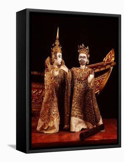 Thai Puppets, Early 20th Century-null-Framed Premier Image Canvas