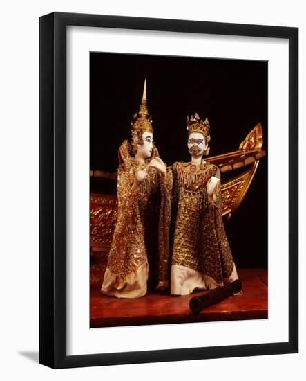 Thai Puppets, Early 20th Century-null-Framed Giclee Print