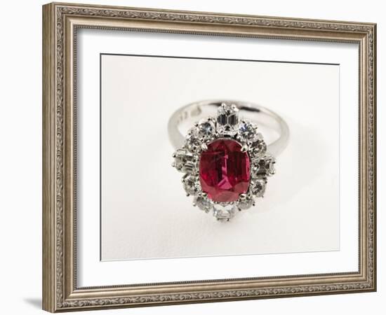 Thai Ruby Ring-null-Framed Photographic Print