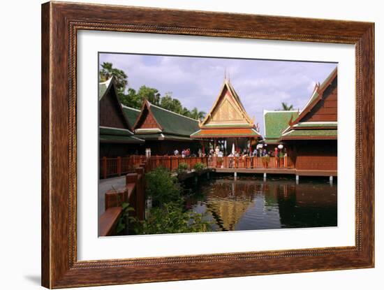 Thai Village, Loro Parque, Tenerife, Canary Islands, 2007-Peter Thompson-Framed Photographic Print