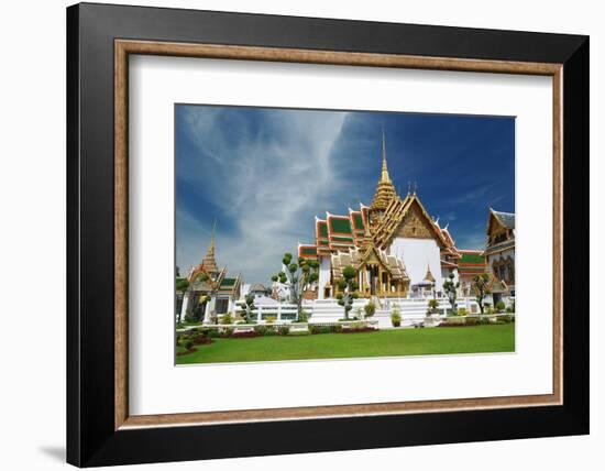 Thailand, Bangkok. Temple against Sky.-haveseen-Framed Photographic Print