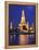 Thailand, Bangkok, Wat Arun Temple at Night-Shaun Egan-Framed Premier Image Canvas