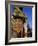 Thailand, Bangkok, Wat Arun, Temple of Dawn, Temple Guardian Statue-Steve Vidler-Framed Photographic Print