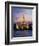 Thailand, Bangkok, Wat Arun ,Temple of the Dawn and Chao Phraya River Illuminated at Sunset-Gavin Hellier-Framed Photographic Print