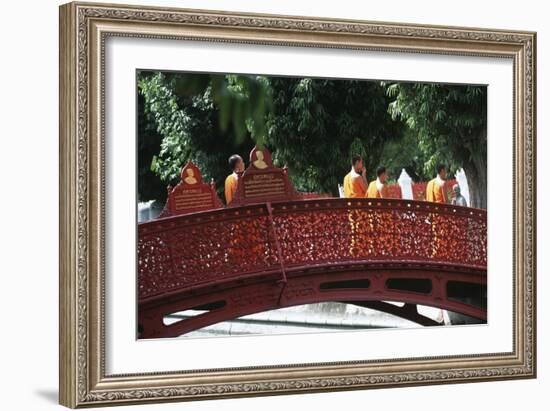 Thailand, Bangkok, Wat Bentchama Bo Bitr-null-Framed Giclee Print