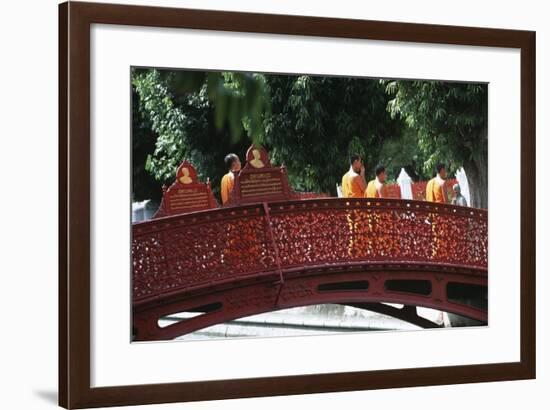 Thailand, Bangkok, Wat Bentchama Bo Bitr-null-Framed Giclee Print