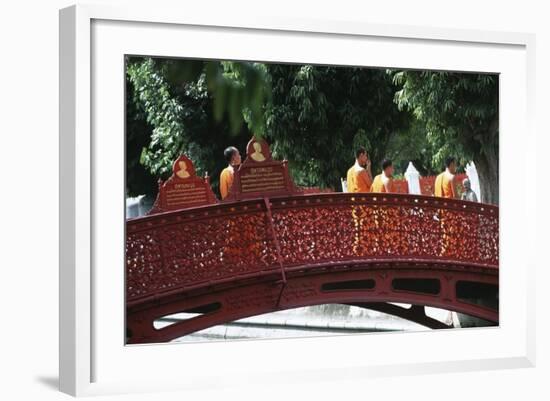 Thailand, Bangkok, Wat Bentchama Bo Bitr-null-Framed Giclee Print