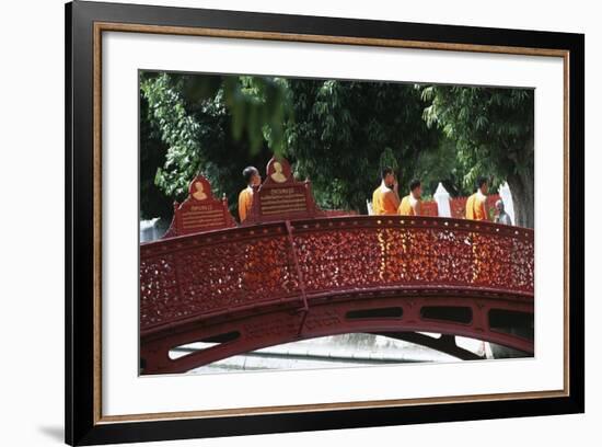 Thailand, Bangkok, Wat Bentchama Bo Bitr-null-Framed Giclee Print