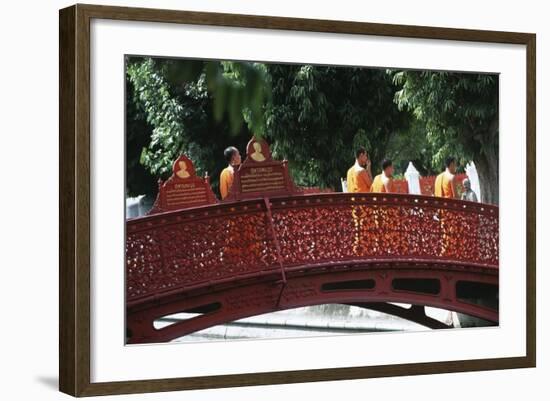 Thailand, Bangkok, Wat Bentchama Bo Bitr-null-Framed Giclee Print