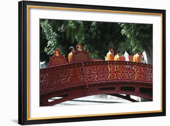 Thailand, Bangkok, Wat Bentchama Bo Bitr-null-Framed Giclee Print