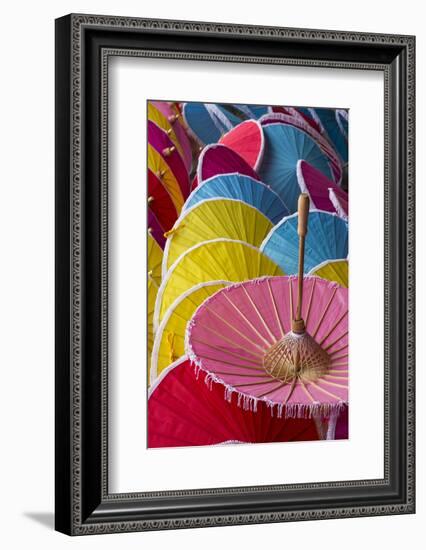 Thailand, Chiang Mai Province, Bo Sang. Umbrella Factory-Emily Wilson-Framed Photographic Print