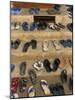 Thailand, Chiang Mai, Shoes Outside a Temple-Steve Vidler-Mounted Photographic Print