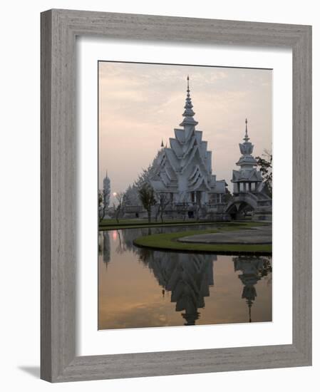 Thailand, Chiang Rai, Wat Rong Khun, the White Temple-Steve Vidler-Framed Photographic Print