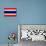 Thailand Flag Design with Wood Patterning - Flags of the World Series-Philippe Hugonnard-Premium Giclee Print displayed on a wall