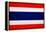 Thailand Flag Design with Wood Patterning - Flags of the World Series-Philippe Hugonnard-Framed Stretched Canvas