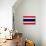 Thailand Flag Design with Wood Patterning - Flags of the World Series-Philippe Hugonnard-Art Print displayed on a wall