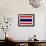 Thailand Flag Design with Wood Patterning - Flags of the World Series-Philippe Hugonnard-Framed Art Print displayed on a wall