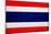 Thailand Flag Design with Wood Patterning - Flags of the World Series-Philippe Hugonnard-Mounted Art Print