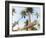 Thailand, Ko Samui, Chaweng Beach, Sign on Palm Tree-Shaun Egan-Framed Photographic Print