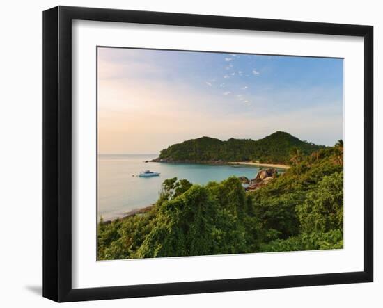 Thailand, Ko Samui, Silver Beach at Sunset-Shaun Egan-Framed Photographic Print