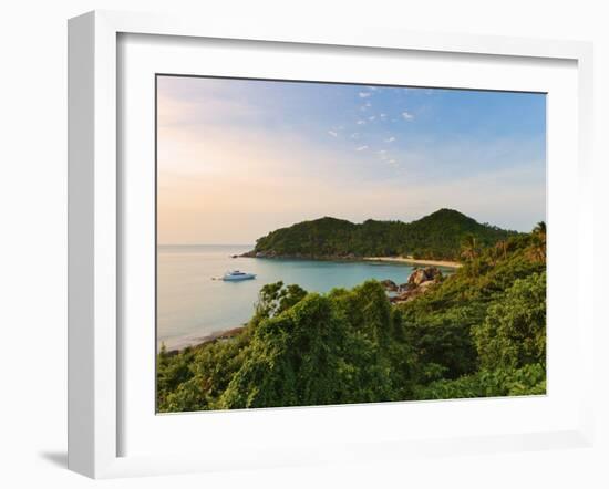 Thailand, Ko Samui, Silver Beach at Sunset-Shaun Egan-Framed Photographic Print