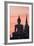 Thailand, Sukhothai Historical Park. Wat Mahathat Temple at Sunset-Matteo Colombo-Framed Photographic Print