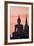 Thailand, Sukhothai Historical Park. Wat Mahathat Temple at Sunset-Matteo Colombo-Framed Photographic Print