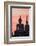 Thailand, Sukhothai Historical Park. Wat Mahathat Temple at Sunset-Matteo Colombo-Framed Photographic Print